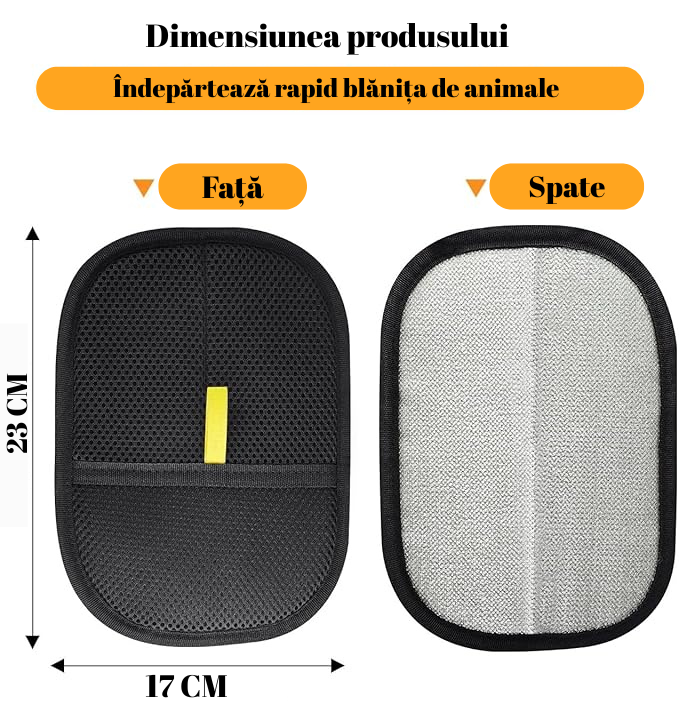 Mănușa Magică pentru Îndepărtarea Părului de Animale (Ofertă 1+1 Gratuit)